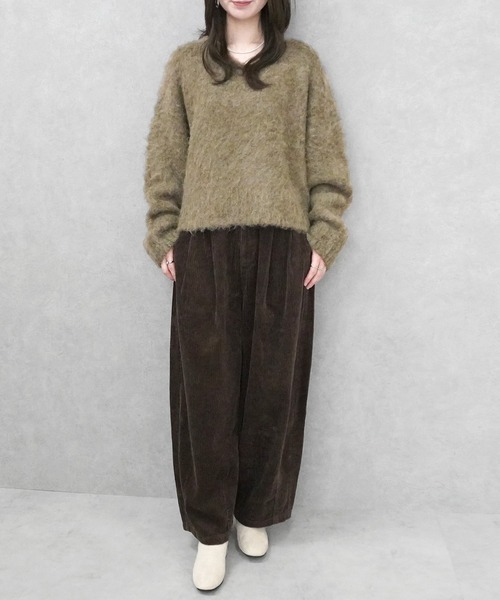 SELECT LEVERY(セレクトリベリー)の「コーデュロイサーカスパンツ(その他パンツ・レディース・ブラック/グレー/ブラウン/ベージュ/モカ/オフホワイト・X-LARGE/LARGE/SMALL/MEDIUM)」の19枚目の写真