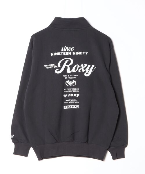 ROXY（ロキシー）の「ロキシー ROXY HISTORICAL HALF ZIP（スウェット・レディース・ブラック/グレー/ホワイト・S/L/M）」の4枚目の写真