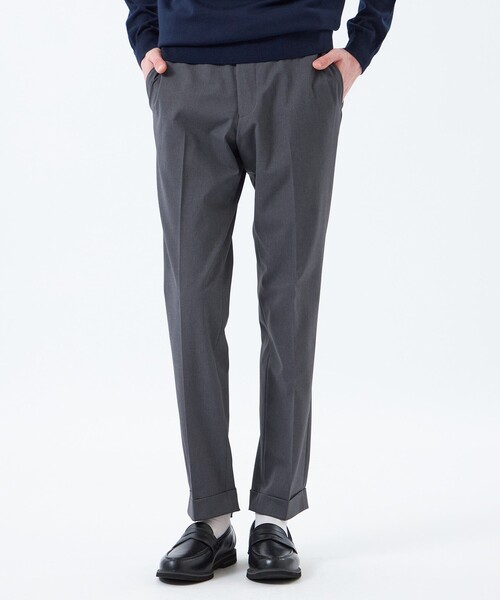 MACKINTOSH PHILOSOPHY(マッキントッシュ フィロソフィー)の「トロッター トラウザーズ【ドレスエクステンション】ツイルストレッチ(その他パンツ・メンズ・ダークネイビー/ブルー系その他7/グレー系その他2・38/42/40)」の2枚目の写真