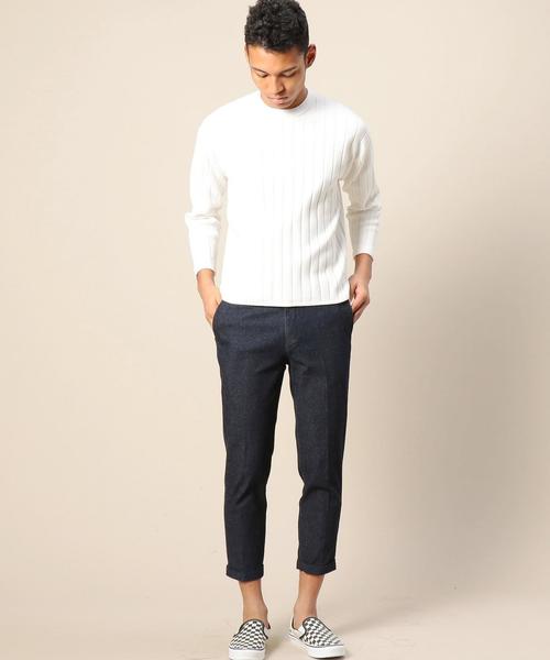 BEAUTY&YOUTH UNITED ARROWS（ビューティーアンドユースユナイテッドアローズ）の「BY デニム AMF ノープリーツ アンクルパンツ◆（デニムパンツ・メンズ・コバルトブルー・MEDIUM/LARGE/X-LARGE/SMALL）」の5枚目の写真