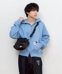 balloon short zip hoodie / バルーンショートジップフーディ