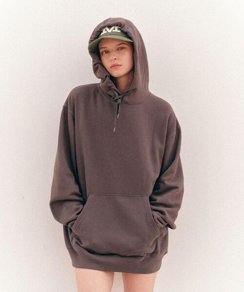 MANASTASH(マナスタッシュ)の「HEMP@by manastash HEMP DAYS SWEAT HOODIE(パーカー・メンズ・グレー系その他3/モカ/チャコールグレー・L/M/XL)」の6枚目の写真