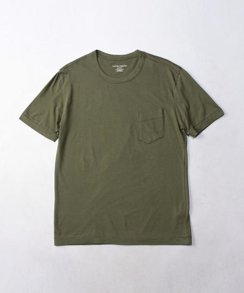 UNITED ARROWS（ユナイテッドアローズ）の「UAS コットン クルーネック◆（Tシャツ/カットソー・メンズ・ホワイト/ブラック/グレー/オリーブ/ネイビー/ブラウン/ワインレッド・SMALL/X-SMALL/X-LARGE/LARGE/MEDIUM/XX-LARGE）」の6枚目の写真