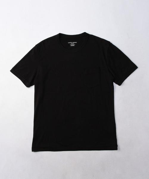 UNITED ARROWS（ユナイテッドアローズ）の「UAS コットン クルーネック◆（Tシャツ/カットソー・メンズ・ホワイト/ブラック/グレー/オリーブ/ネイビー/ブラウン/ワインレッド・SMALL/X-SMALL/X-LARGE/LARGE/MEDIUM/XX-LARGE）」の3枚目の写真
