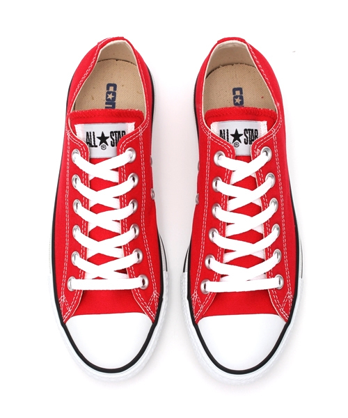 CONVERSE（コンバース）の「××CONVERSE ALLSTAR OX(レッド)/◎CONVERSE ALLSTAR OX ◆（スニーカー・レディース・レッド/オフホワイト/ブラック・5/6h/4）」の3枚目の写真