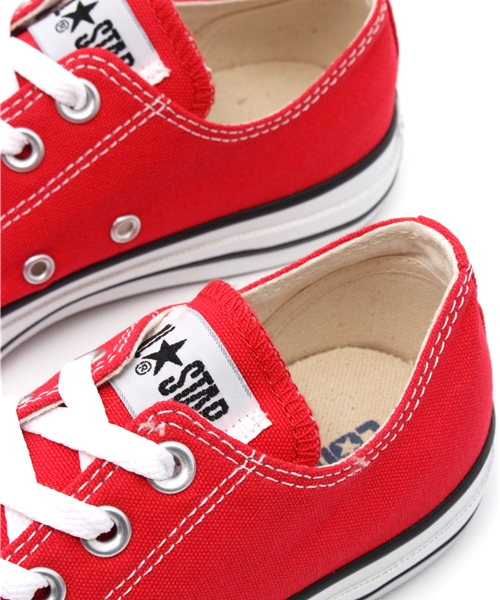CONVERSE（コンバース）の「××CONVERSE ALLSTAR OX(レッド)/◎CONVERSE ALLSTAR OX ◆（スニーカー・レディース・レッド/オフホワイト/ブラック・5/6h/4）」の9枚目の写真