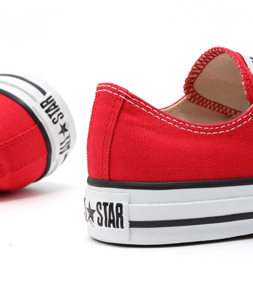 CONVERSE（コンバース）の「××CONVERSE ALLSTAR OX(レッド)/◎CONVERSE ALLSTAR OX ◆（スニーカー・レディース・レッド/オフホワイト/ブラック・5/6h/4）」の11枚目の写真
