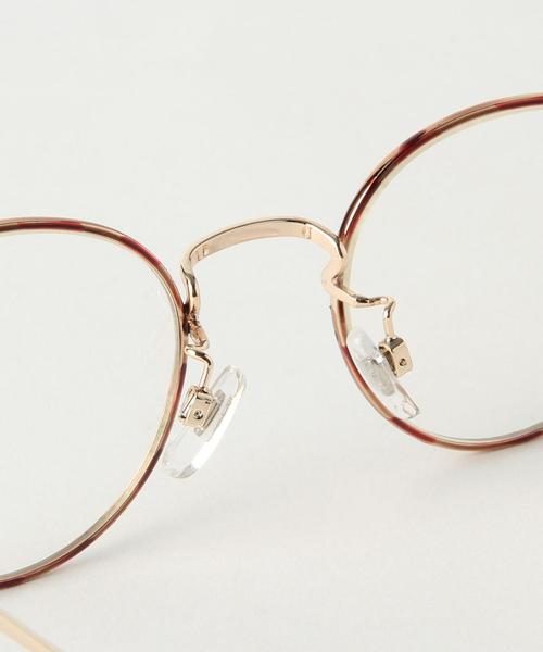 coen（コーエン）の「メタルフレームボストンメガネ（メガネ・レディース・ブラウン/シルバー系その他/ゴールド系その他・FREE）」の12枚目の写真
