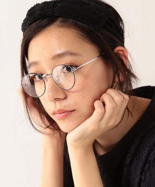 coen（コーエン）の「メタルフレームボストンメガネ（メガネ・レディース・ブラウン/シルバー系その他/ゴールド系その他・FREE）」の17枚目の写真