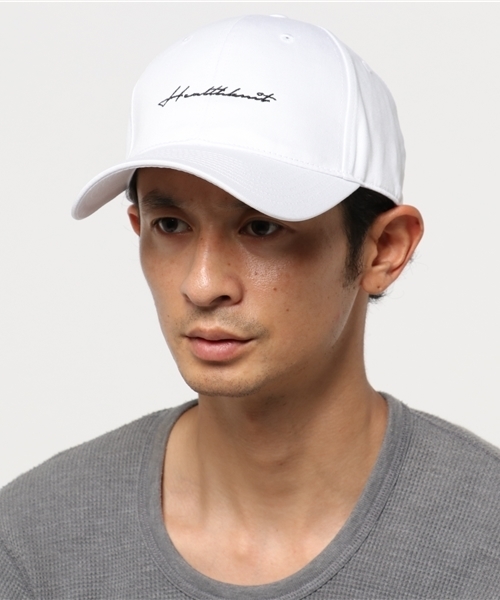 Healthknit(ヘルスニット)の「【HEALTH KNIT】ワンポイント刺繍キャップ(キャップ・メンズ・ホワイト/ブラック/インディゴブルー/ネイビー・FREE)」の2枚目の写真