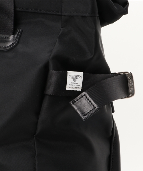 AS2OV（アッソブ）の「【AS2OV】別注HIDENSITY TOTE（トートバッグ・メンズ・ネイビー/ブラック・FREE）」の10枚目の写真