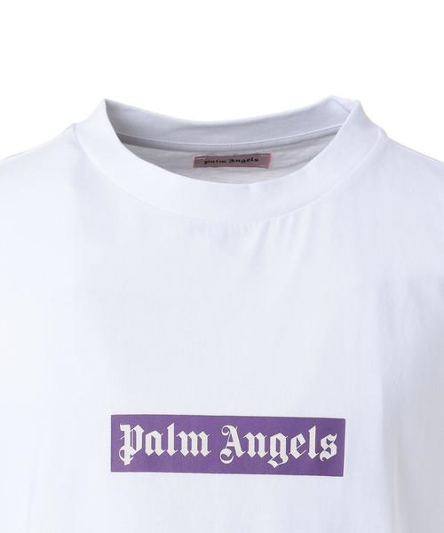 Palm Angels（パームエンジェルス）の「Palm Angels（パーム エンジェルス）BOXY LOGO TEE（Tシャツ/カットソー・メンズ・ホワイト・MEDIUM/LARGE）」の4枚目の写真