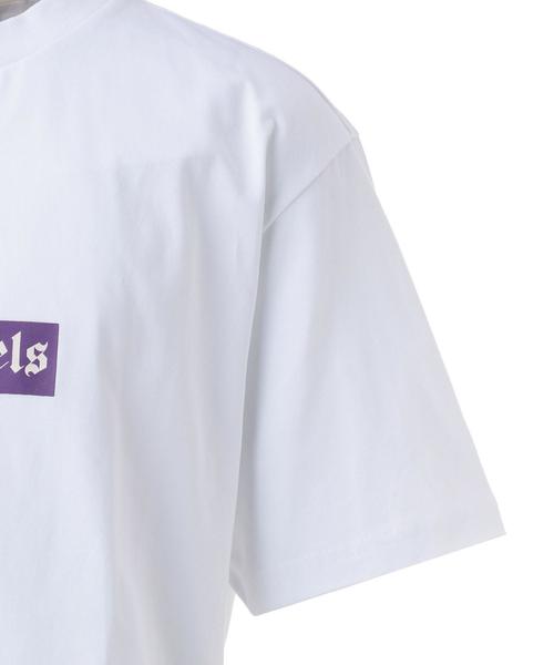 Palm Angels（パームエンジェルス）の「Palm Angels（パーム エンジェルス）BOXY LOGO TEE（Tシャツ/カットソー・メンズ・ホワイト・MEDIUM/LARGE）」の5枚目の写真