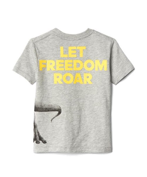 GAP（ギャップ）の「Gap アメリカーナ半袖スラブTシャツ（Tシャツ/カットソー・キッズ・ブルー/レッド/ホワイト系その他/オフホワイト/グレー・90cm/80ｃｍ/95cm/100cm/105cm/110cm）」の7枚目の写真