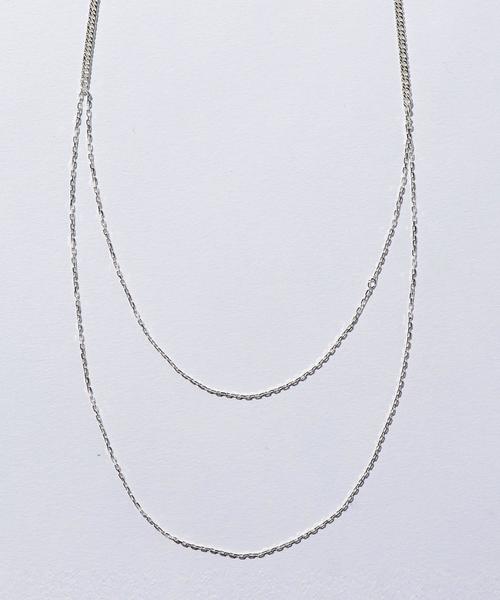MONKEY TIME(モンキータイム)の「<monkey time> CHAINNECK LACE s/fine/ネックレス ◆(ネックレス・メンズ・ゴールド/シルバー・FREE)」の2枚目の写真