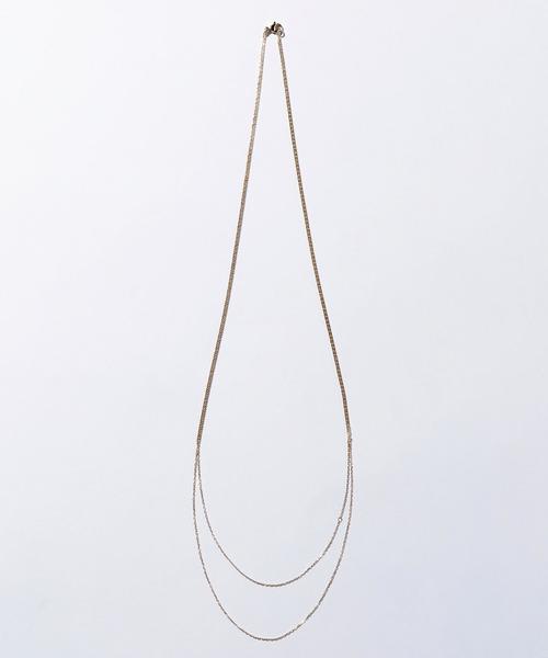 MONKEY TIME(モンキータイム)の「<monkey time> CHAINNECK LACE s/fine/ネックレス ◆(ネックレス・メンズ・ゴールド/シルバー・FREE)」の3枚目の写真