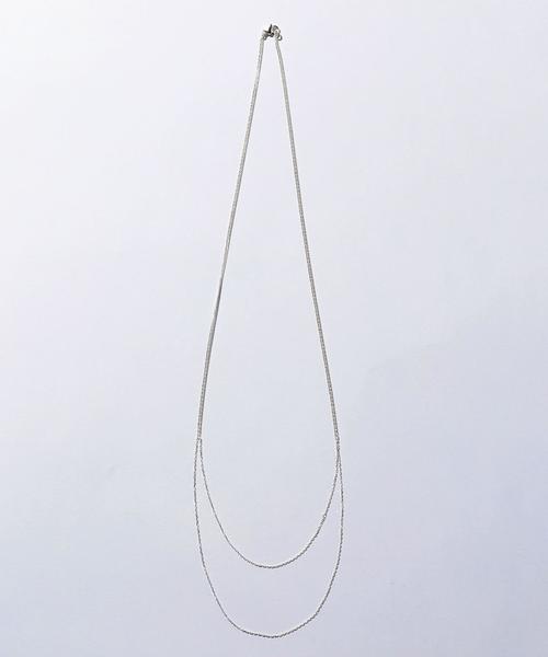 MONKEY TIME(モンキータイム)の「<monkey time> CHAINNECK LACE s/fine/ネックレス ◆(ネックレス・メンズ・ゴールド/シルバー・FREE)」の6枚目の写真