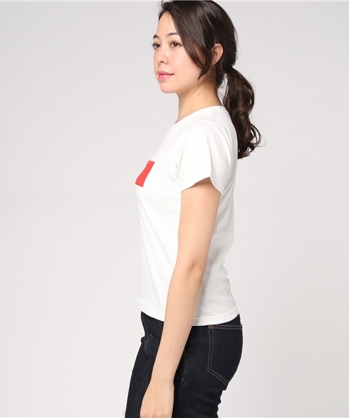 SLY（スライ）の「AGE T/SH（Tシャツ/カットソー・レディース・ライトピンク/ライトベージュ/ホワイト/レッド・FREE）」の11枚目の写真