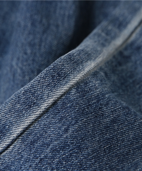 MOUSSY（マウジー）の「FRONT BUTTON WIDE DENIM（デニムパンツ・レディース・ブルー・23inch/24inch/25inch/26inch）」の6枚目の写真