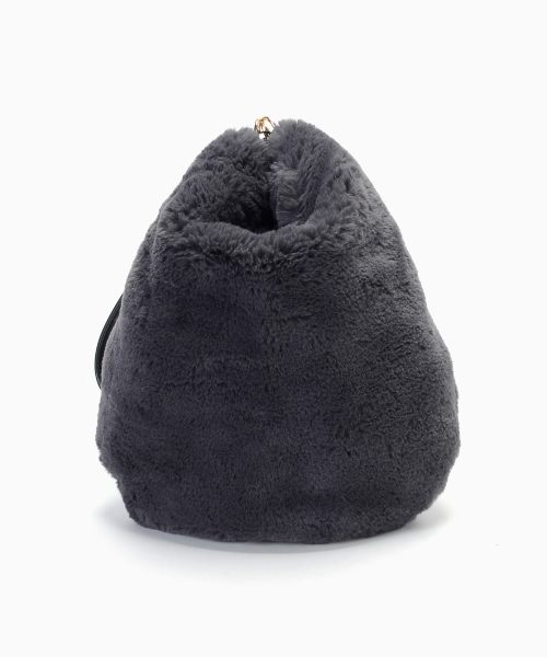 le.coeur blanc（ルクールブラン）の「ラウンドファーストラップバッグ（ハンドバッグ・レディース・ピンク/グレー・FREE）」の9枚目の写真