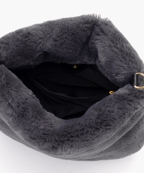 le.coeur blanc（ルクールブラン）の「ラウンドファーストラップバッグ（ハンドバッグ・レディース・ピンク/グレー・FREE）」の12枚目の写真