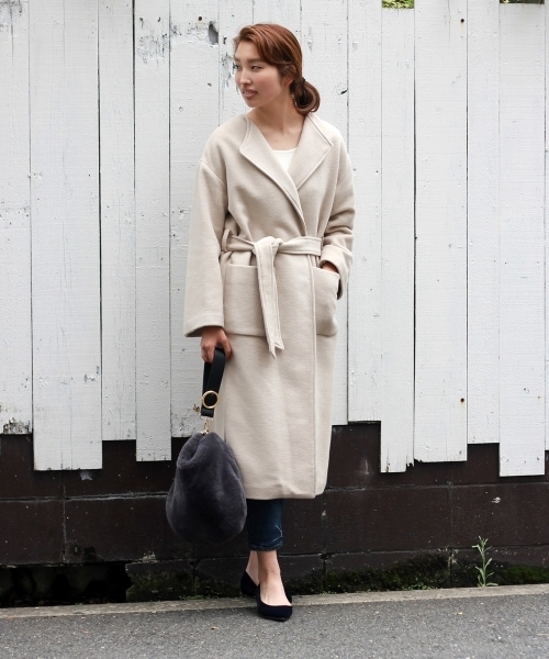 le.coeur blanc（ルクールブラン）の「ラウンドファーストラップバッグ（ハンドバッグ・レディース・ピンク/グレー・FREE）」の16枚目の写真