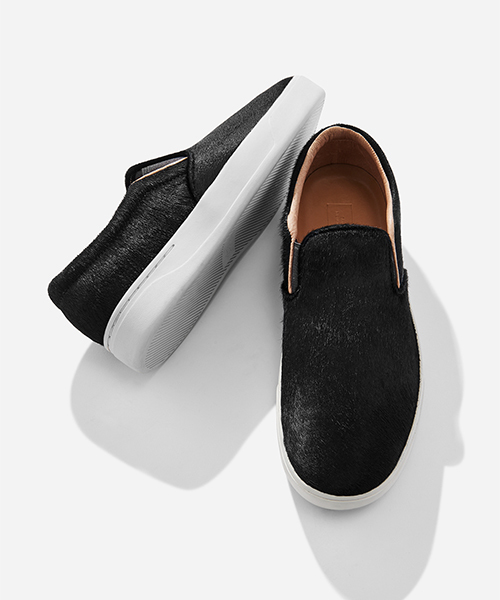 Saturdays NYC（サタデーズ ニューヨークシティ ）の「Vass Cowhide Sneaker（スリッポン・メンズ・オフホワイト/ブラック・29.0cm/28.0cm/25.0cm/27.0cm/26.0cm）」の7枚目の写真