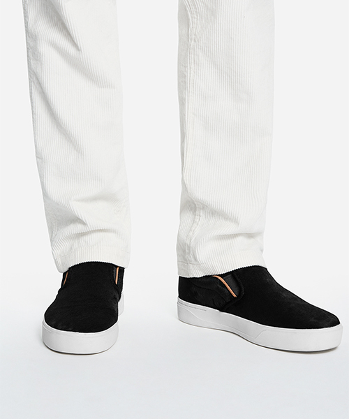 Saturdays NYC（サタデーズ ニューヨークシティ ）の「Vass Cowhide Sneaker（スリッポン・メンズ・オフホワイト/ブラック・29.0cm/28.0cm/25.0cm/27.0cm/26.0cm）」の8枚目の写真