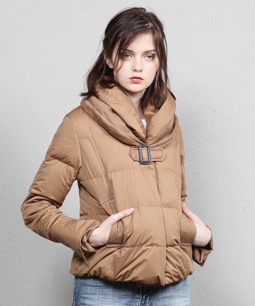 YOSOOU�i���\�I�E�j�́uTwo Piece Collar Jacket/�c�[�s�[�X�J���[�W���P�b�g�i�_�E���W���P�b�g/�R�[�g�j�v�b�L������