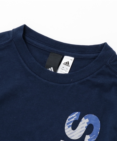 adidas（アディダス）の「Boys ESS グラフィックリニアロゴ Tシャツ（Tシャツ/カットソー・キッズ・レッド/ブラック/ホワイト/ネイビー・130/140/110/120/150/160）」の8枚目の写真