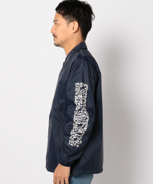 SHIPS JET BLUE(シップスジェットブルー)の「SHIPS JET BLUE: Keith Haring コーチジャケット(ナイロンジャケット・メンズ・ブラック/ネイビー/グレー・MEDIUM/LARGE)」の14枚目の写真