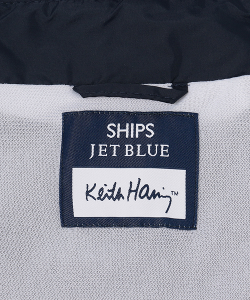 SHIPS JET BLUE(シップスジェットブルー)の「SHIPS JET BLUE: Keith Haring コーチジャケット(ナイロンジャケット・メンズ・ブラック/ネイビー/グレー・MEDIUM/LARGE)」の21枚目の写真
