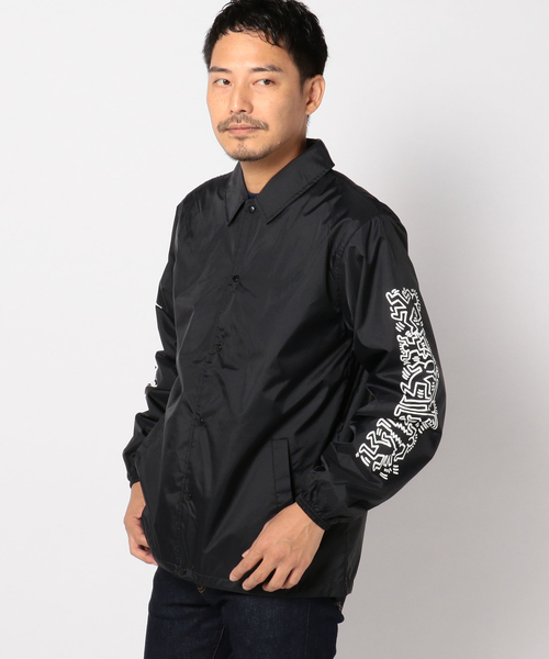 SHIPS JET BLUE(シップスジェットブルー)の「SHIPS JET BLUE: Keith Haring コーチジャケット(ナイロンジャケット・メンズ・ブラック/ネイビー/グレー・MEDIUM/LARGE)」の13枚目の写真
