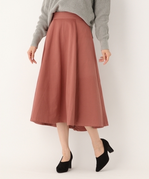 A part by（アパートバイ）の「TCNグログランフレアスカート 770686 （スカート・レディース・グリーン/アイボリー/マスタード/キャメル/パープル/ピンク・LARGE/MEDIUM）」の6枚目の写真