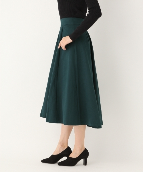 A part by（アパートバイ）の「TCNグログランフレアスカート 770686 （スカート・レディース・グリーン/アイボリー/マスタード/キャメル/パープル/ピンク・LARGE/MEDIUM）」の14枚目の写真