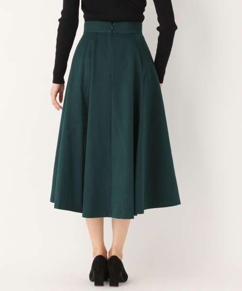 A part by（アパートバイ）の「TCNグログランフレアスカート 770686 （スカート・レディース・グリーン/アイボリー/マスタード/キャメル/パープル/ピンク・LARGE/MEDIUM）」の15枚目の写真