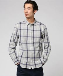 シャギーチェックシャツ