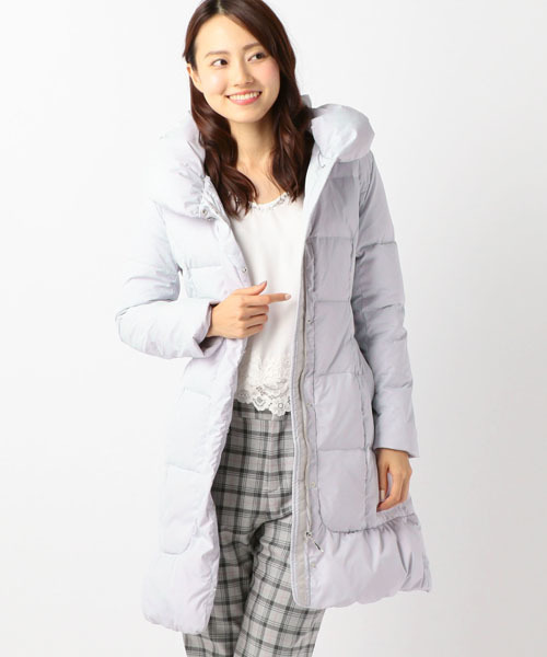 Misch Masch ミッシュマッシュ の ビジューとベルト付きダウン ダウンジャケット コート Wear