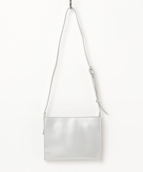 YAHKI（ヤーキ）の「YAHKI ヤーキ / スクエアショルダーバッグ（ショルダーバッグ・レディース・ブラック/シルバー/グリーン/ピンク/グレー/レモンイエロー・FREE）」の6枚目の写真