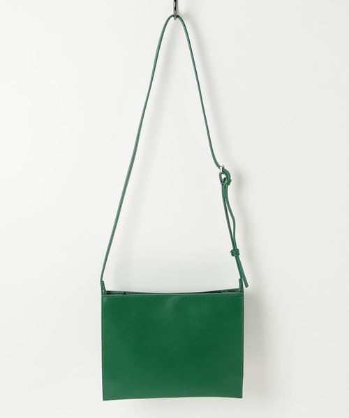 YAHKI（ヤーキ）の「YAHKI ヤーキ / スクエアショルダーバッグ（ショルダーバッグ・レディース・ブラック/シルバー/グリーン/ピンク/グレー/レモンイエロー・FREE）」の4枚目の写真