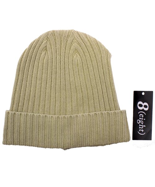 ８(eight)（エイト）の「コットン ニット帽子 ニットキャップ ワッチ（ニットキャップ/ビーニー・メンズ・ブラック/ベージュ/ネイビー/ピンク・FREE）」の22枚目の写真