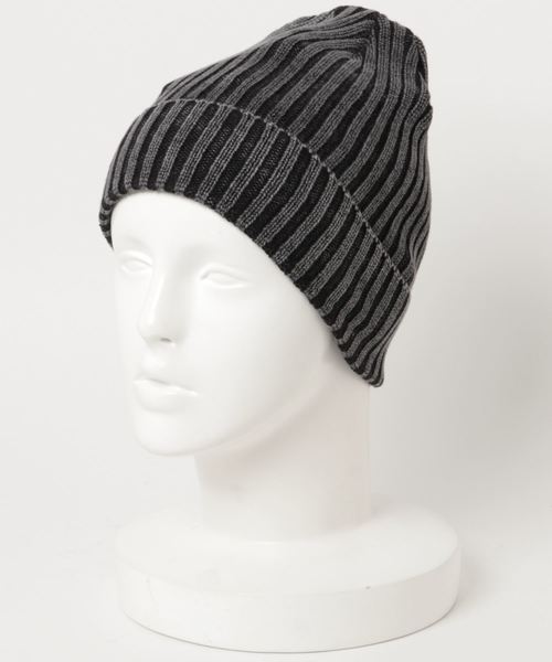 ８(eight)（エイト）の「コットン ニット帽子 ニットキャップ ワッチ（ニットキャップ/ビーニー・メンズ・ブラック/ベージュ/ネイビー/ピンク・FREE）」の7枚目の写真