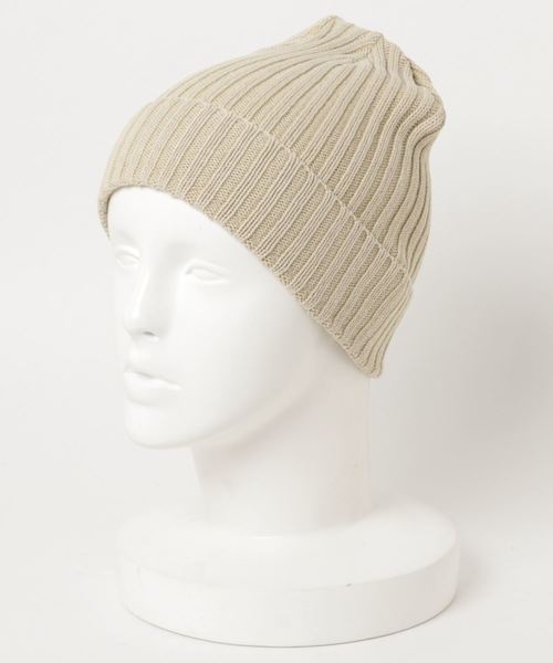８(eight)（エイト）の「コットン ニット帽子 ニットキャップ ワッチ（ニットキャップ/ビーニー・メンズ・ブラック/ベージュ/ネイビー/ピンク・FREE）」の12枚目の写真