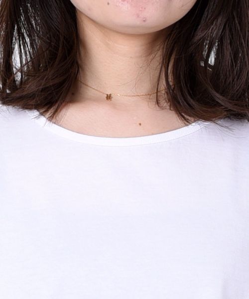 SHIPS Days（シップスデイズ）の「SHIPS Days STANDARD:ソフトコットンクルーネックTEE◆（Tシャツ/カットソー・レディース・ホワイト/ライトグレー/ベージュ/ネイビー/ライトブルー/ラベンダー/ブラック/パープル/キャメル・S～Ｍ/M～Ｌ）」の11枚目の写真