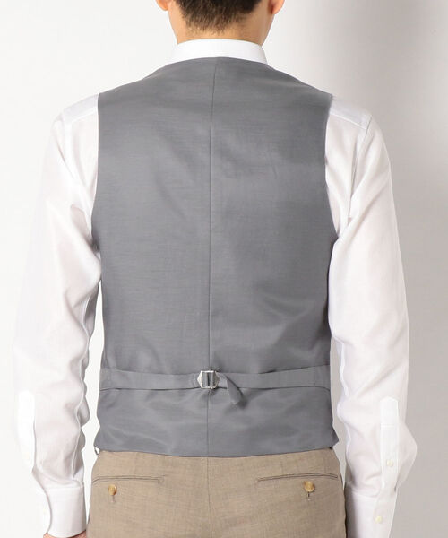 SHIPS（シップス）の「SD: ジャージー リネン メランジ ベスト（ライトブルー）（ベスト・メンズ・ライトブルー・SMALL/MEDIUM/LARGE/X-LARGE）」の3枚目の写真