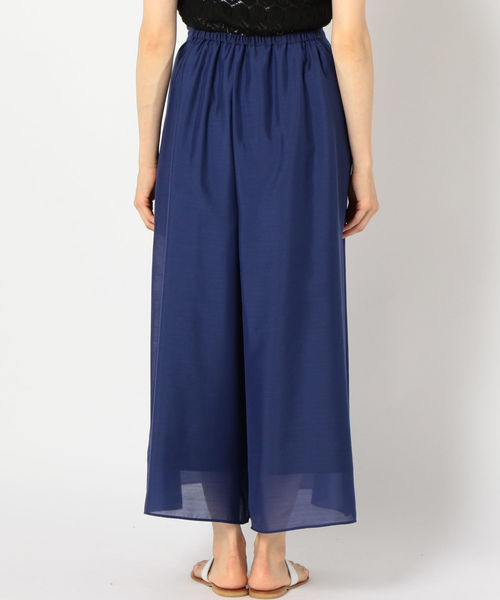 SHIPS(シップス)の「ギャザーワイドパンツ(その他パンツ・レディース・ブラック/ネイビー/キャメル・ONE SIZE)」の6枚目の写真