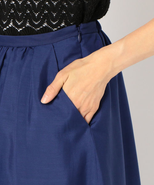 SHIPS(シップス)の「ギャザーワイドパンツ(その他パンツ・レディース・ブラック/ネイビー/キャメル・ONE SIZE)」の9枚目の写真