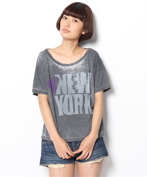 BEAUTY&YOUTH UNITED ARROWS（ビューティーアンドユースユナイテッドアローズ）の「BYBC ♪CHASER 別注プリントTEE（Tシャツ/カットソー・レディース・ホワイト/ダークグレー/ライラック・フリー）」の3枚目の写真