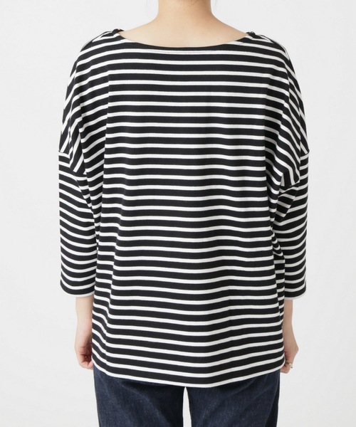 SLOBE IENA(スローブイエナ)の「《WEB限定》2WAYルーズTシャツ◆(Tシャツ/カットソー・レディース・ブラック/ネイビー/ブラック系その他/キャメル・FREE)」の17枚目の写真