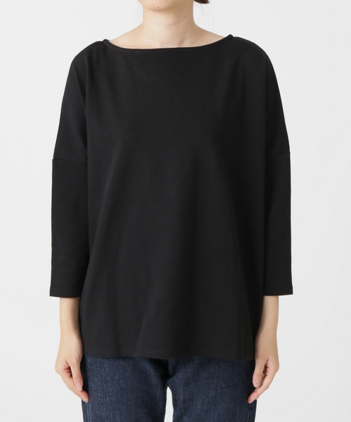 SLOBE IENA(スローブイエナ)の「《WEB限定》2WAYルーズTシャツ◆(Tシャツ/カットソー・レディース・ブラック/ネイビー/ブラック系その他/キャメル・FREE)」の22枚目の写真